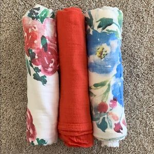 Little Remi 100% Organic Muslin Swaddles